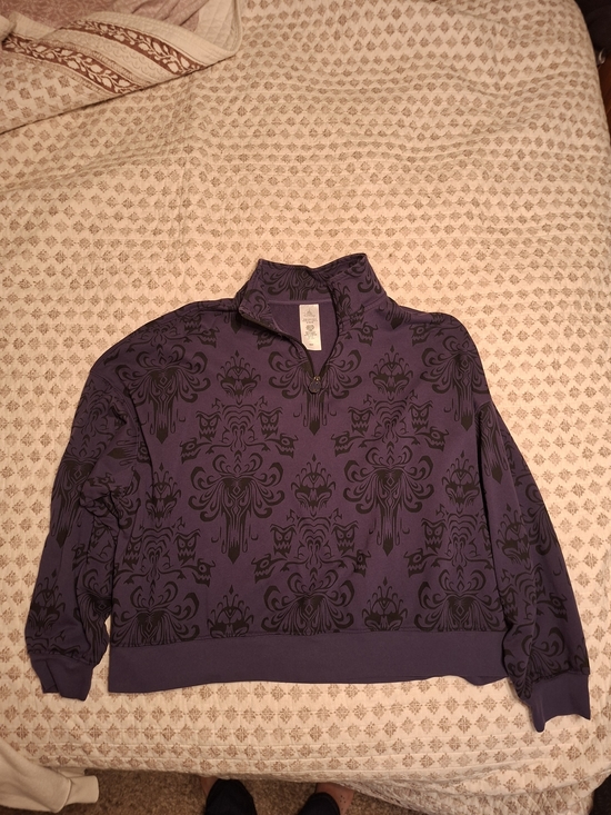 Disney Sweaters - Disney Haunted Mansion Quarter-Zip Turtleneck Sweater